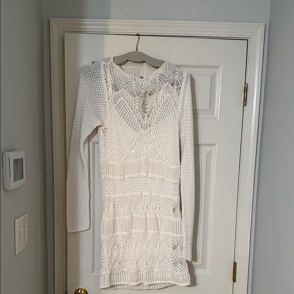 Abercrombie & Fitch White Knit Dress